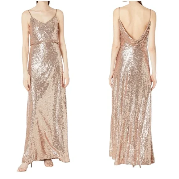 Jenny Yoo Gold Sequin Dress Formal Gown Size 12 Jules Bridesmaid Prom Black Tie - www.threedaughtersproperties.com Jenny Yoo Gold Sequin Dress Formal Gown Size 12 Jules Bridesmaid Prom Black Tie - www.threedaughtersproperties.com
